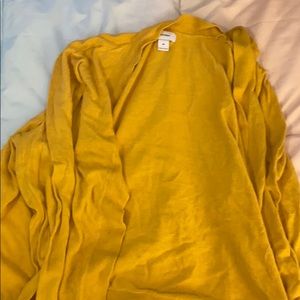 Yellow Cardigan Old Navy